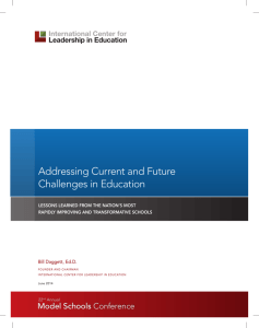 Addressing Current and Future Challenges in Education – 2014 MSC