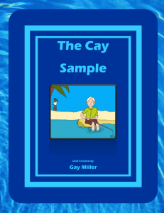 The Cay Sample - Book Units Teacher