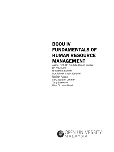 ITopic 1 Introduction to Human Resourcen Management