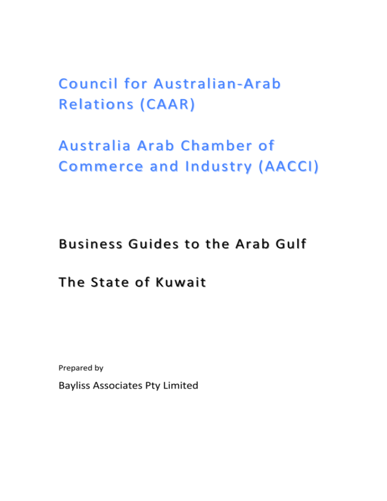 Council For Australian Council For Australian‐arab Relations
