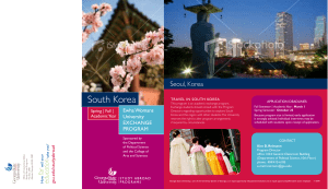 South Korea - Asian Studies Center