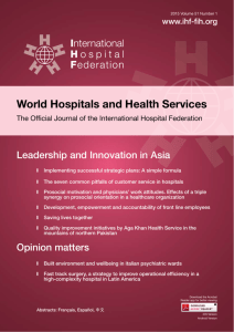 World Hospitals and Health Services