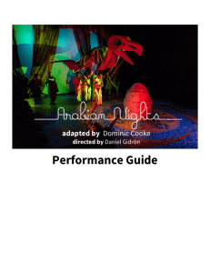 Arabian Nights Performance Guide 2013-14