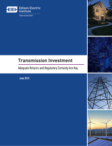 Transmission Investment - Edison Electric Institute