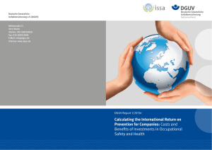 Calculating the International Return on Prevention for Companies