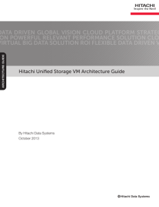Hitachi Unified Storage VM Architecture Guide
