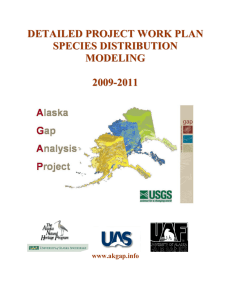 detailed project work plan - Alaska Center for Conservation Science