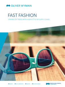 Fast Fashion - Oliver Wyman