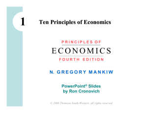 PRINCIPLES OF ECONOMICS