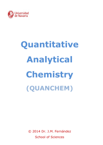 Quantitative Analytical Chemistry
