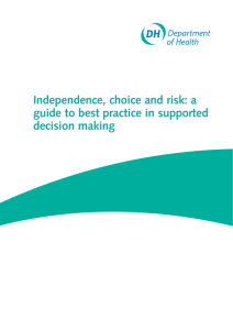 Independence, choice and risk