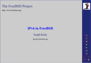 IPv6 in FreeBSD - FreeBSD.org