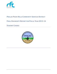 Standby Charge Engineers Report - Phelan Piñon Hills Community