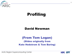 Profiling - David Newman's Page