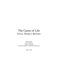 The Game of Life - cs.columbia.edu