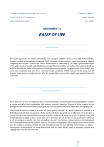 GAME OF LIFE - Università Ca' Foscari