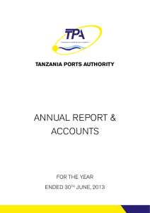 View - Tanzania Ports Authority