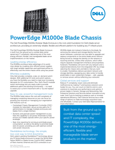 PowerEdge M1000e Blade Chassis