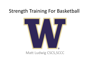 Strength Training For Basketball