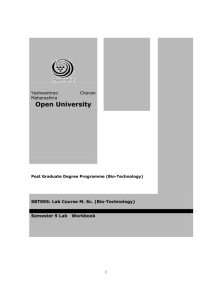 Lab Manual - Yashwantrao Chavan Maharashtra Open University