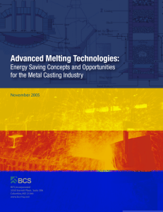 Advanced Melting Technologies