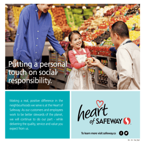 Putting a personal touch on social responsibility.