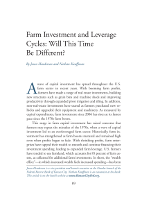 Farm Investment and Leverage Cycles: Will This Time Be Different?