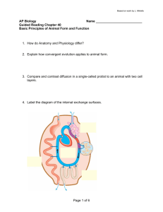 Page 1 of 6 AP Biology Name Guided Reading Chapter 40 Basic