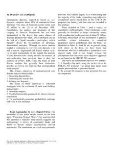 An Overview of Core Deposits - market & liquidity risk measurement