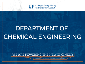 Research Overview - Chemical Engineering