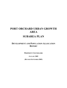 port orchard urban growth area subarea plan