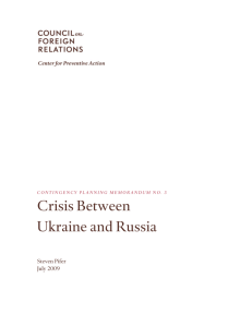 Crisis Between Ukraine and Russia