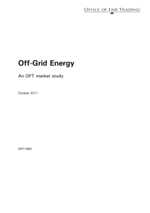 Off-Grid Energy - UK Government Web Archive
