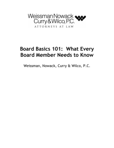 Board Basics 101: What Every Board Member Needs to Know