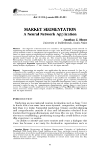 MARKET SEGMENTATION