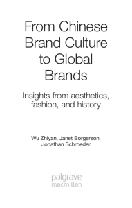 From Chinese Brand Culture to Global Brands