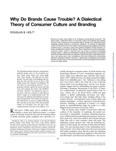 Why Do Brands Cause Trouble? - Journal of Consumer Research