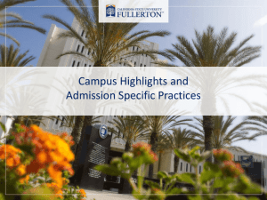 Fullerton - The California State University