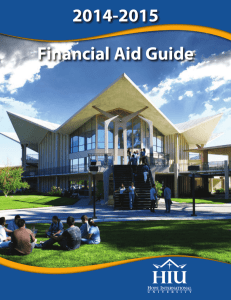 2014-2015 Financial Aid Guide - Hope International University