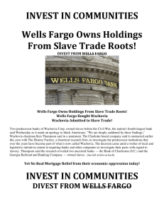 INVEST IN COMMUNITIES Wells Fargo Owns
