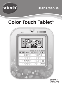 Color Touch Tablet