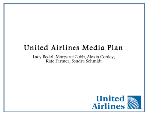 United Airlines Media Plan - alexiaconley