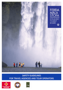 safety guidelines for travel agencies and tour operators