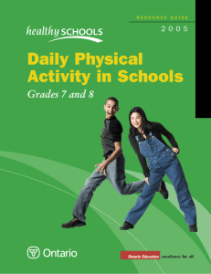 Daily Physical Activity in Schools
