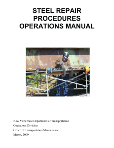 steel repair procedures operations manual