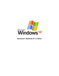 microsoft windows xp tutorial