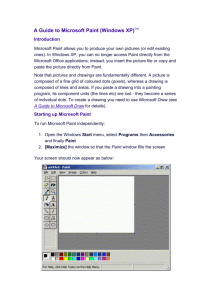 A Guide to Microsoft Paint (Windows XP)