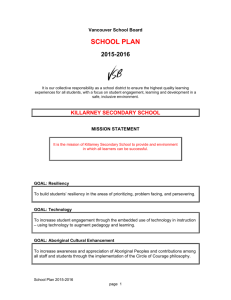 school plan - Vancouver School Board