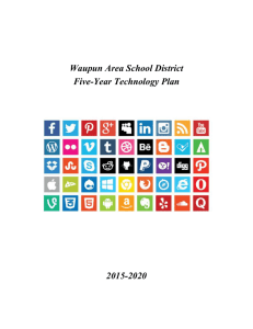 IT Strategic Plan - Waupun Area School District
