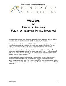 Flight Attendant Initial Training Workbook